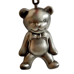 Pewter Charms Ornaments Train Rocking Horse Baby Rattle Sailboat Teddy Bear